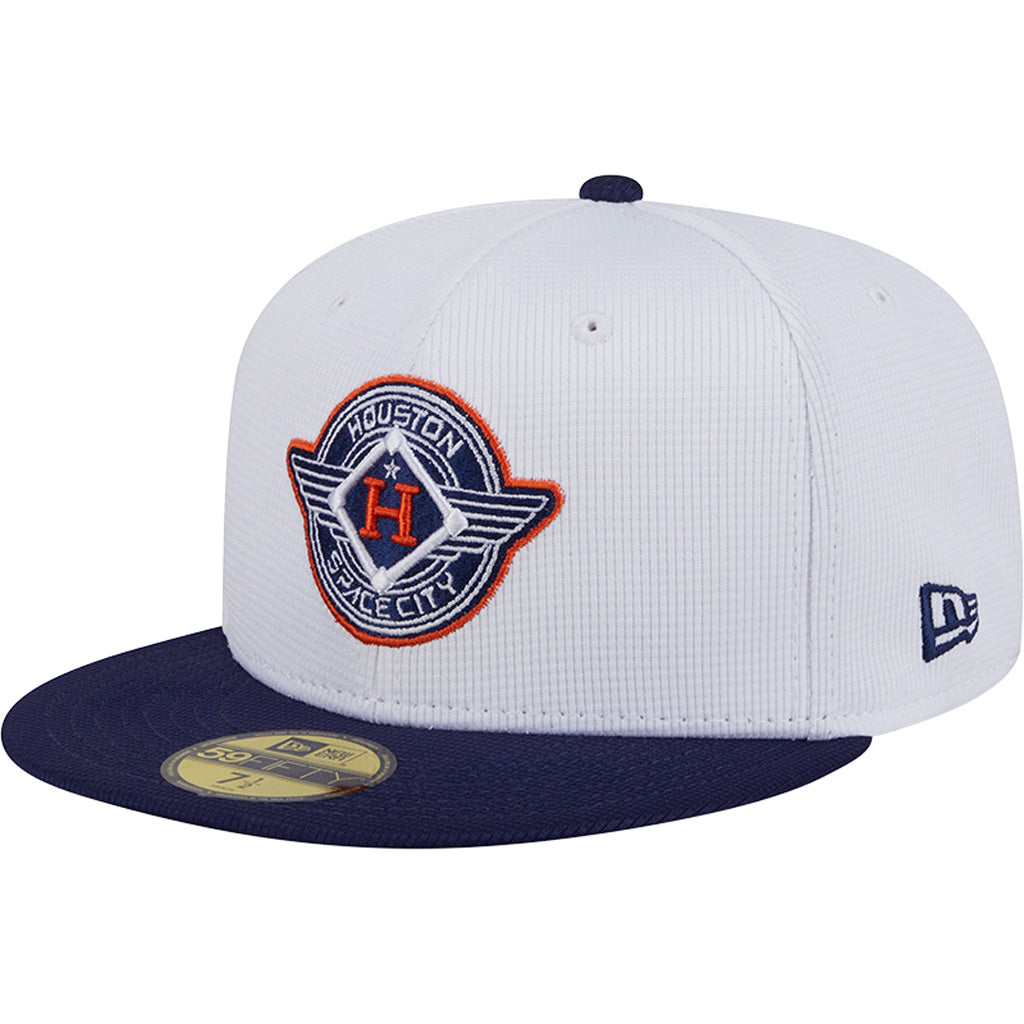 MLB Houston Astros New Era 2025 City Connect Batting Practice 59FIFTY Fitted Hat - White