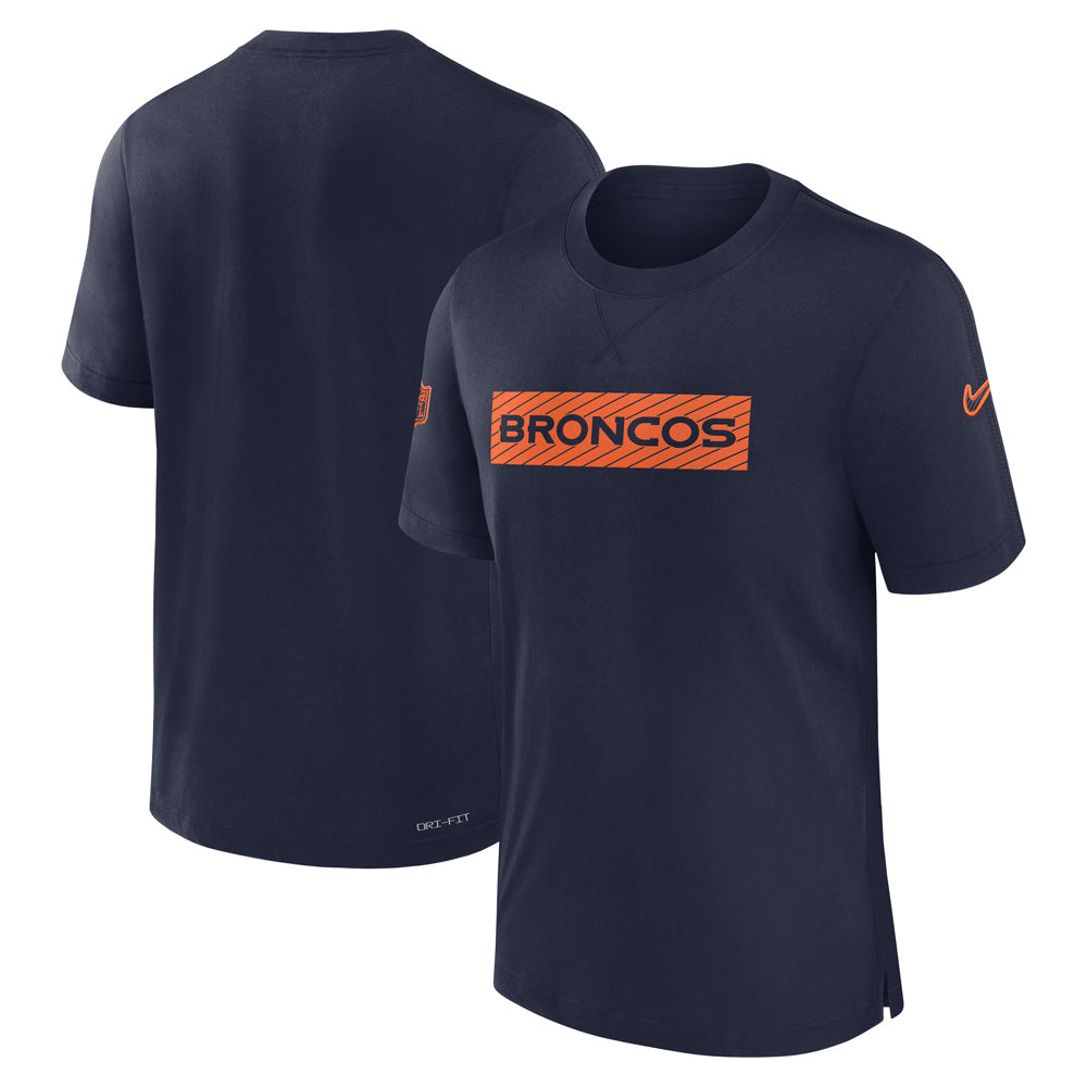NFL Denver Broncos Nike Sideline Player Performance T-Shirt - Navy