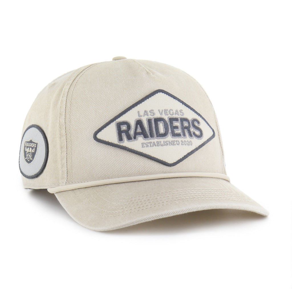 NFL Las Vegas Raiders '47 Cairn Hitch Snapback Hat - Tan