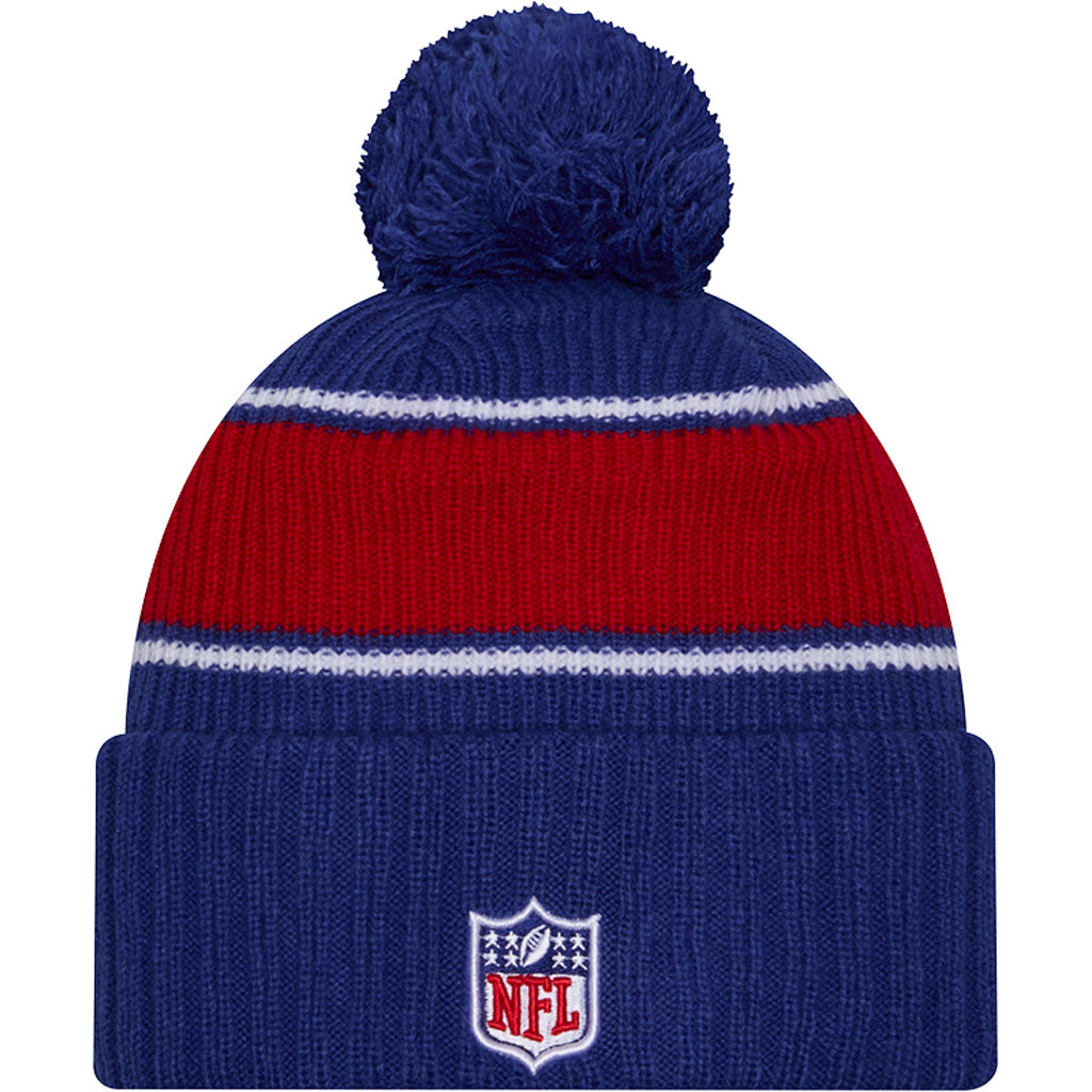 NFL New York Giants New Era 2024 Sideline Sport Knit Hat - Blue