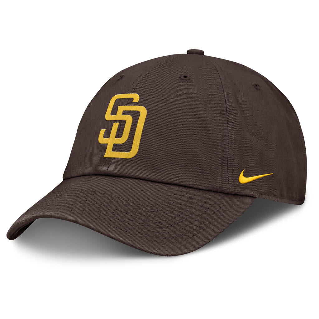 MLB San Diego Padres Nike Tonal Slouch Adjustable Hat - Brown