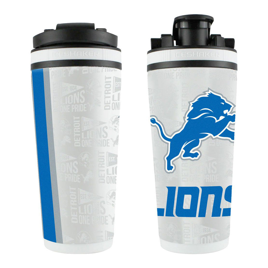 NFL Detroit Lions WinCraft 26oz Elements Ice Shaker - White