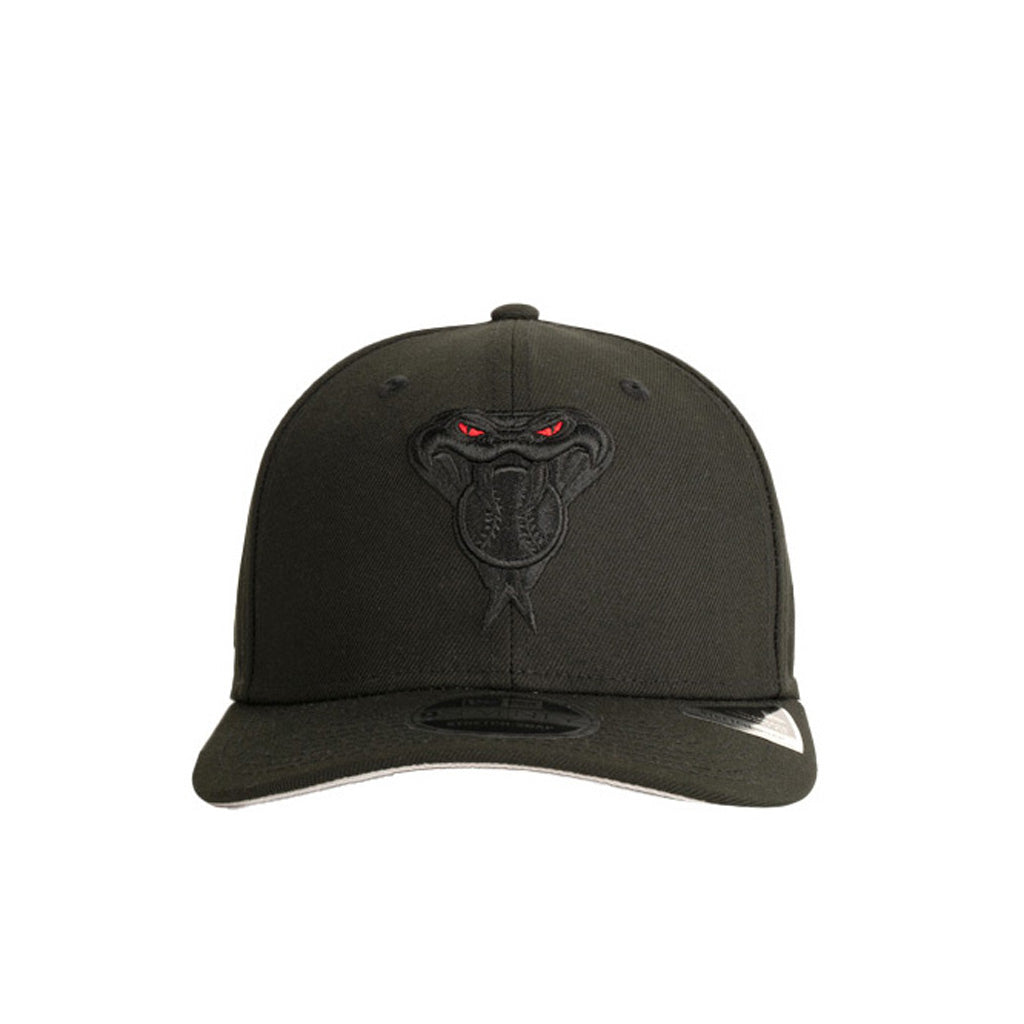 MLB Arizona Diamondbacks New Era Snakehead Red Eye 9SEVENTY Stretch-Snapback Hat - Black