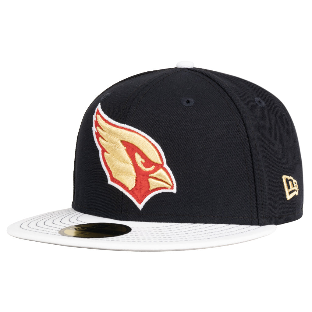 NFL Arizona Cardinals New Era Gold Medal 59FIFTY Fitted Hat - Navy