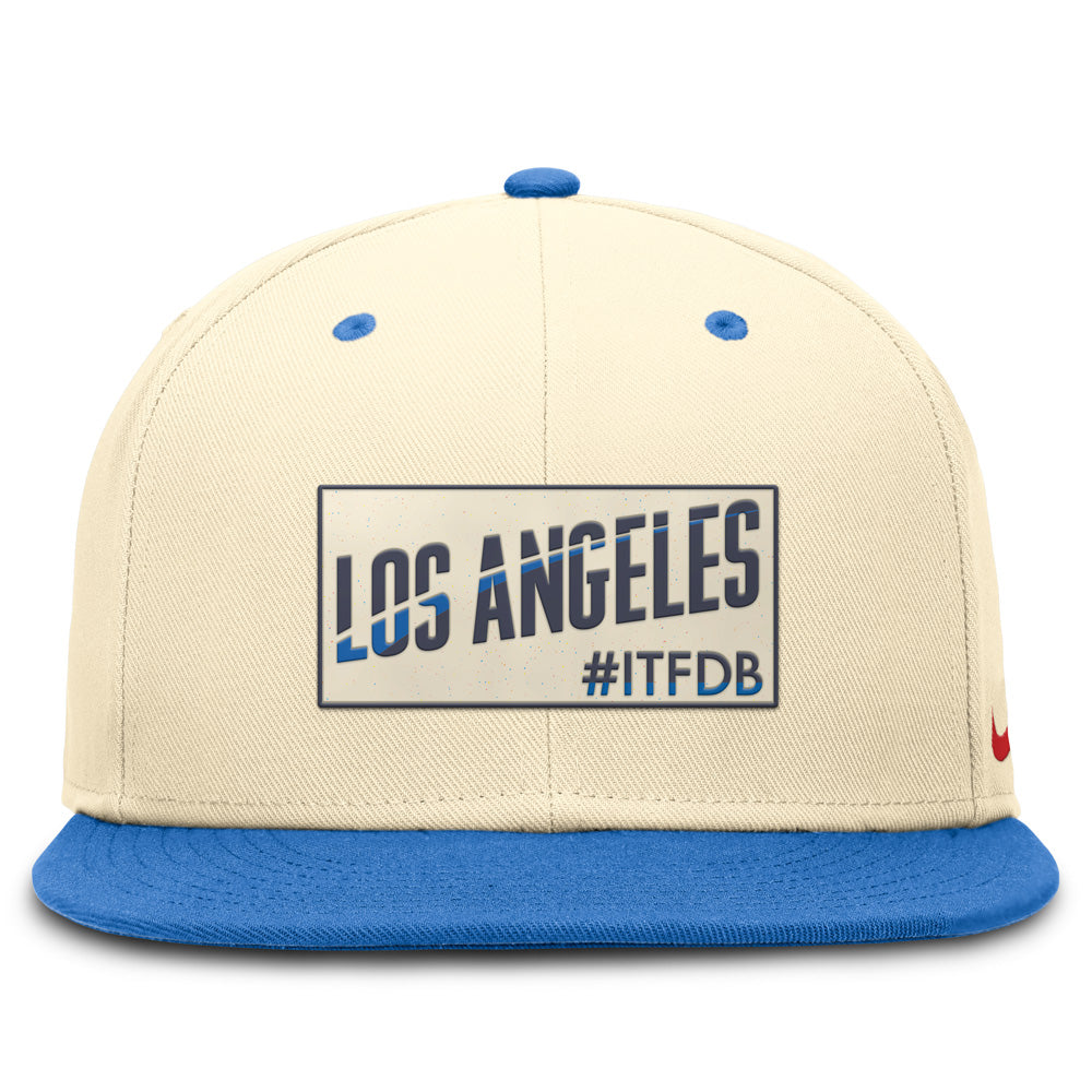 MLB Los Angeles Dodgers Nike City Connect True Structured Fitted Hat