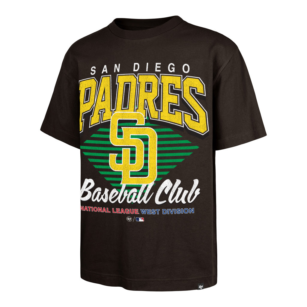 MLB San Diego Padres '47 Extended Play Foundation T-Shirt - Brown