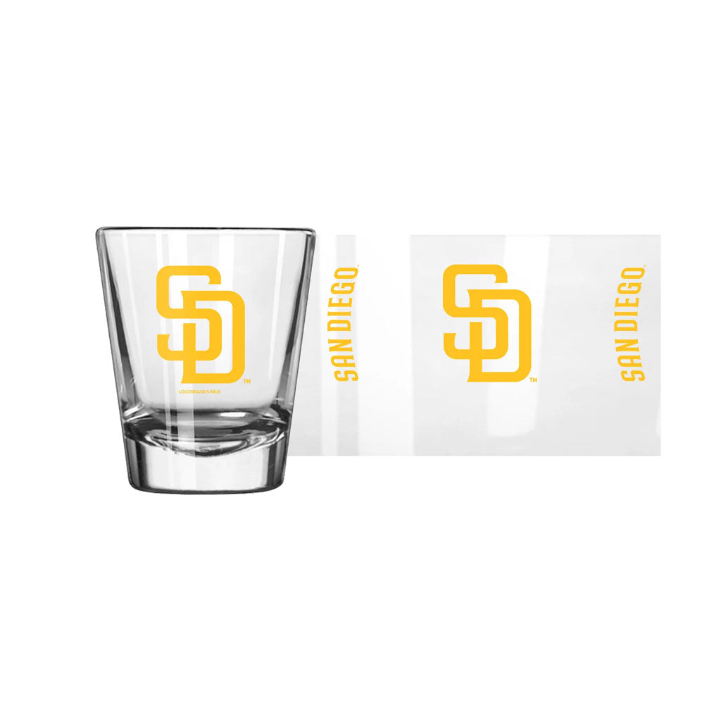MLB San Diego Padres Logo Brands Game Day 2oz Shot Glass