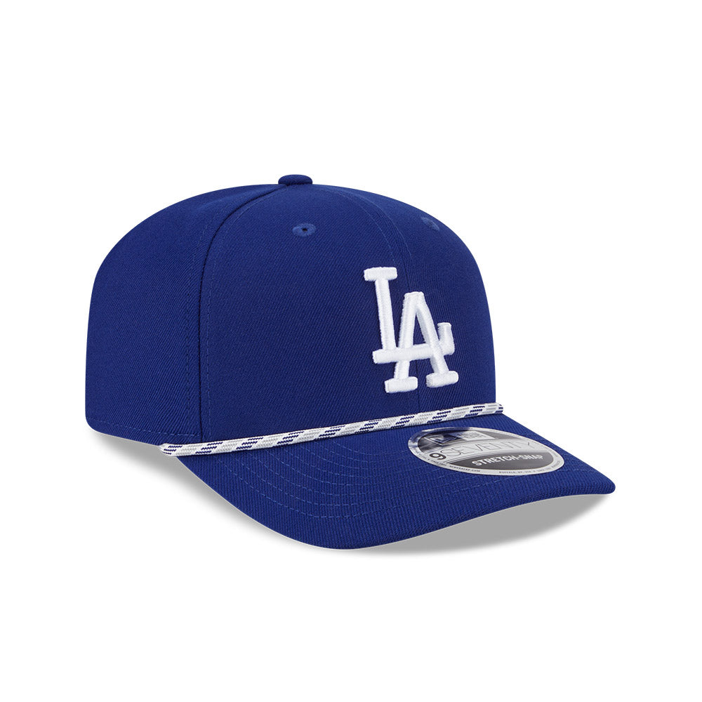 MLB Los Angeles Dodgers New Era Multicolor Rope 9SEVENTY Stretch-Snapback Hat - Blue