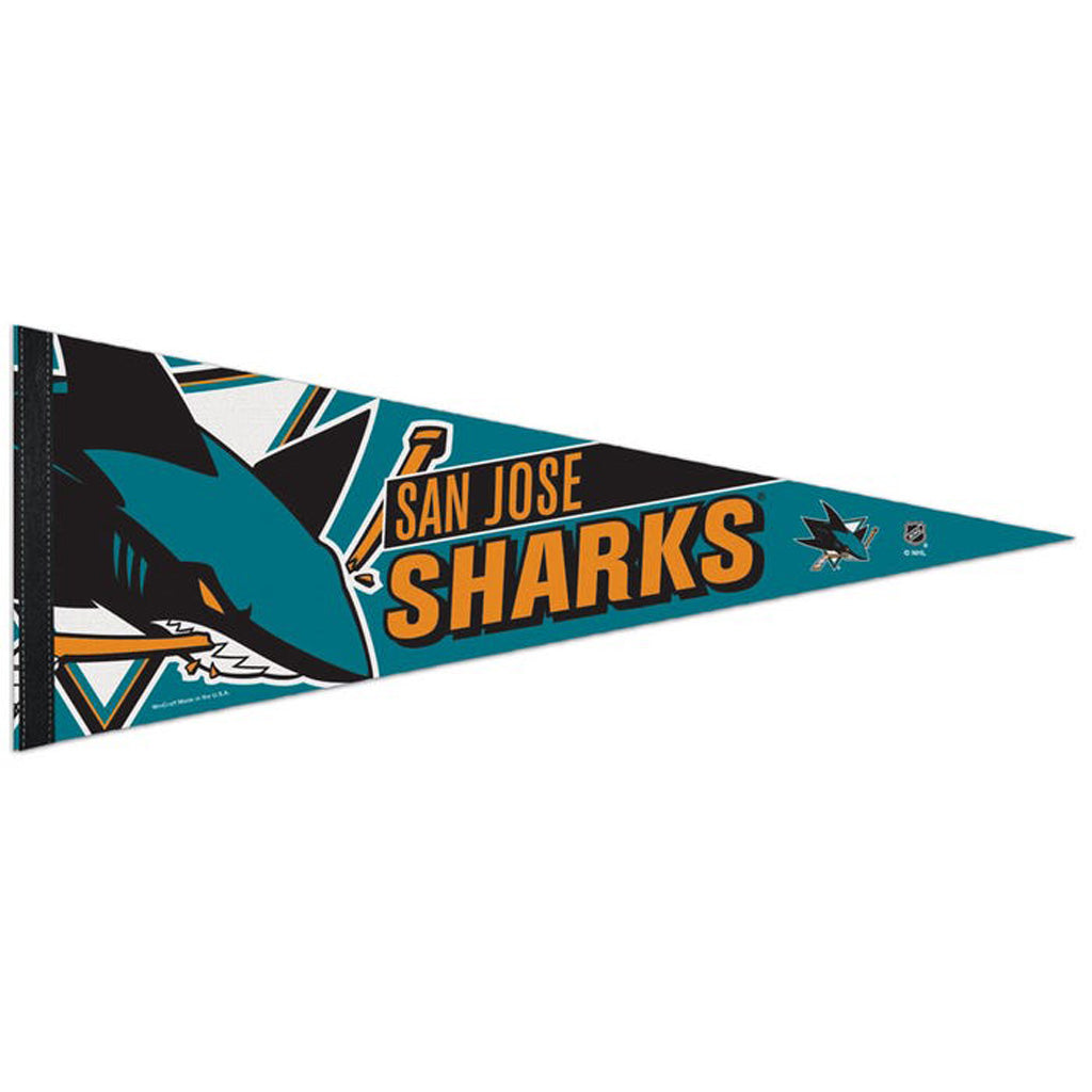 NHL San Jose Sharks WinCraft Stripe Premium Pennant - Teal