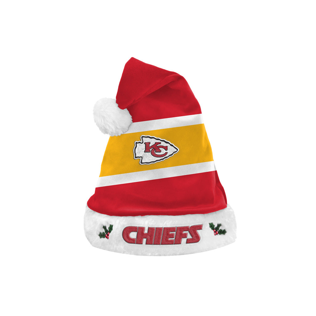 NFL Kansas City Chiefs FOCO Basic Santa Hat
