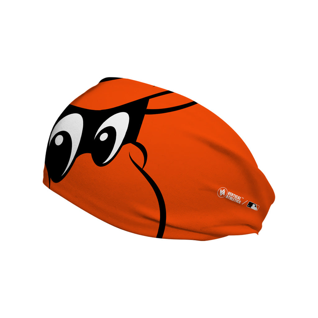 MLB Baltimore Orioles Vertical Athletics Mascot Stare Headband - Orange
