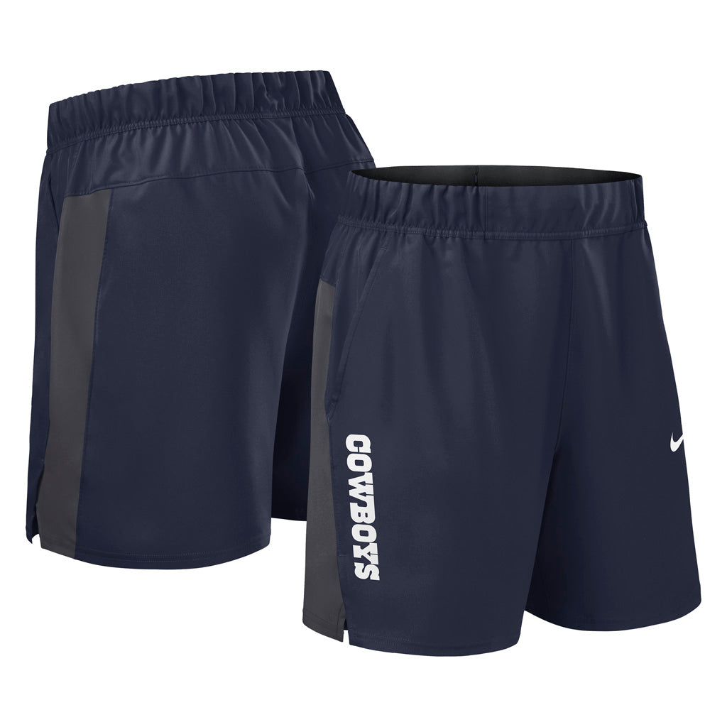 NFL Dallas Cowboys Nike 2025 Woven Victory Shorts - Navy