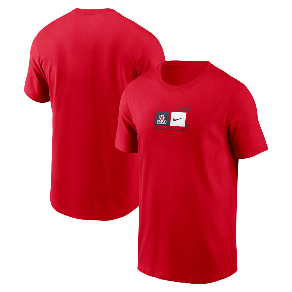 NCAA Arizona Wildcats Nike Swoosh Logo T-Shirt - Red