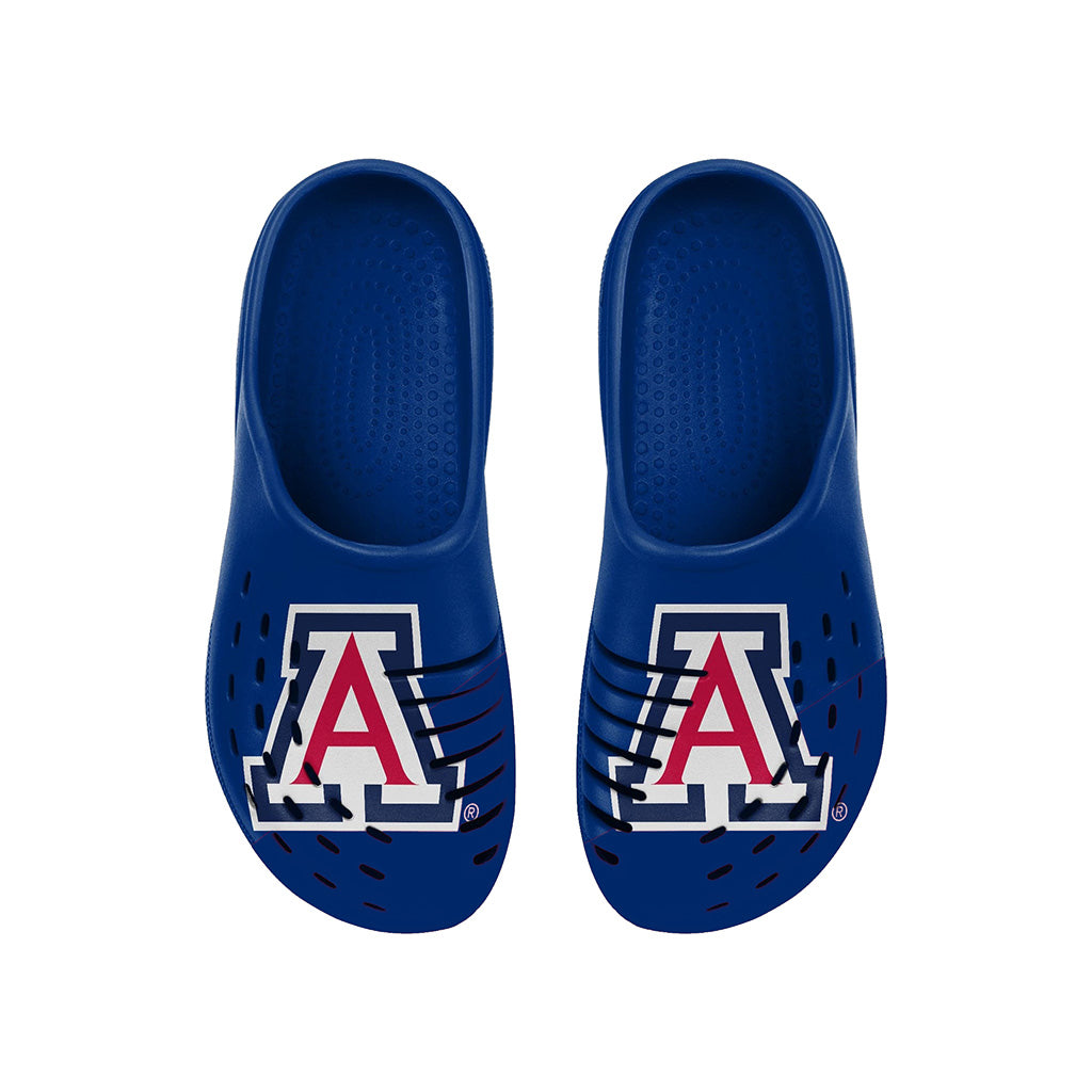 NCAA Arizona Wildcats FOCO Big Logo Clogs - Navy