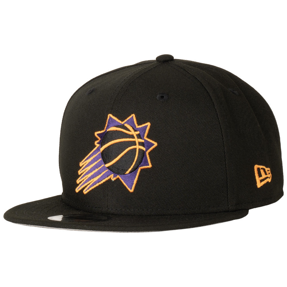 NBA Phoenix Suns New Era Team Color Pop 9FIFTY Snapback Hat - Black