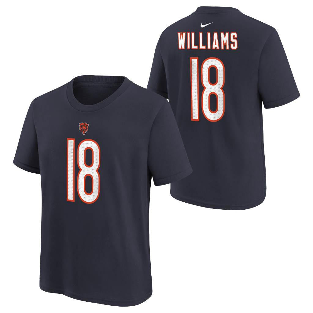 NFL Chicago Bears Caleb Williams Youth Nike Name & Number T-Shirt - Navy
