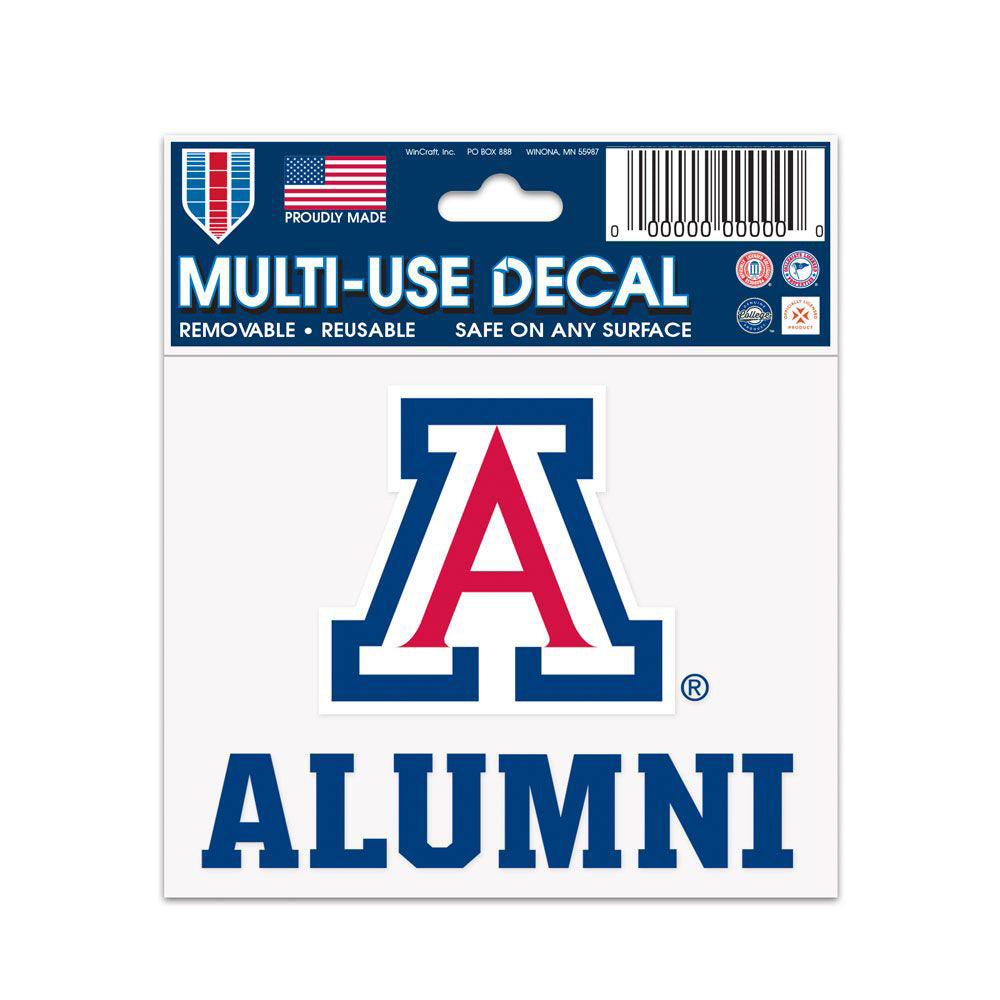 NCAA Arizona Wildcats WinCraft 3&quot;x4&quot; Arizona Alumni Decal