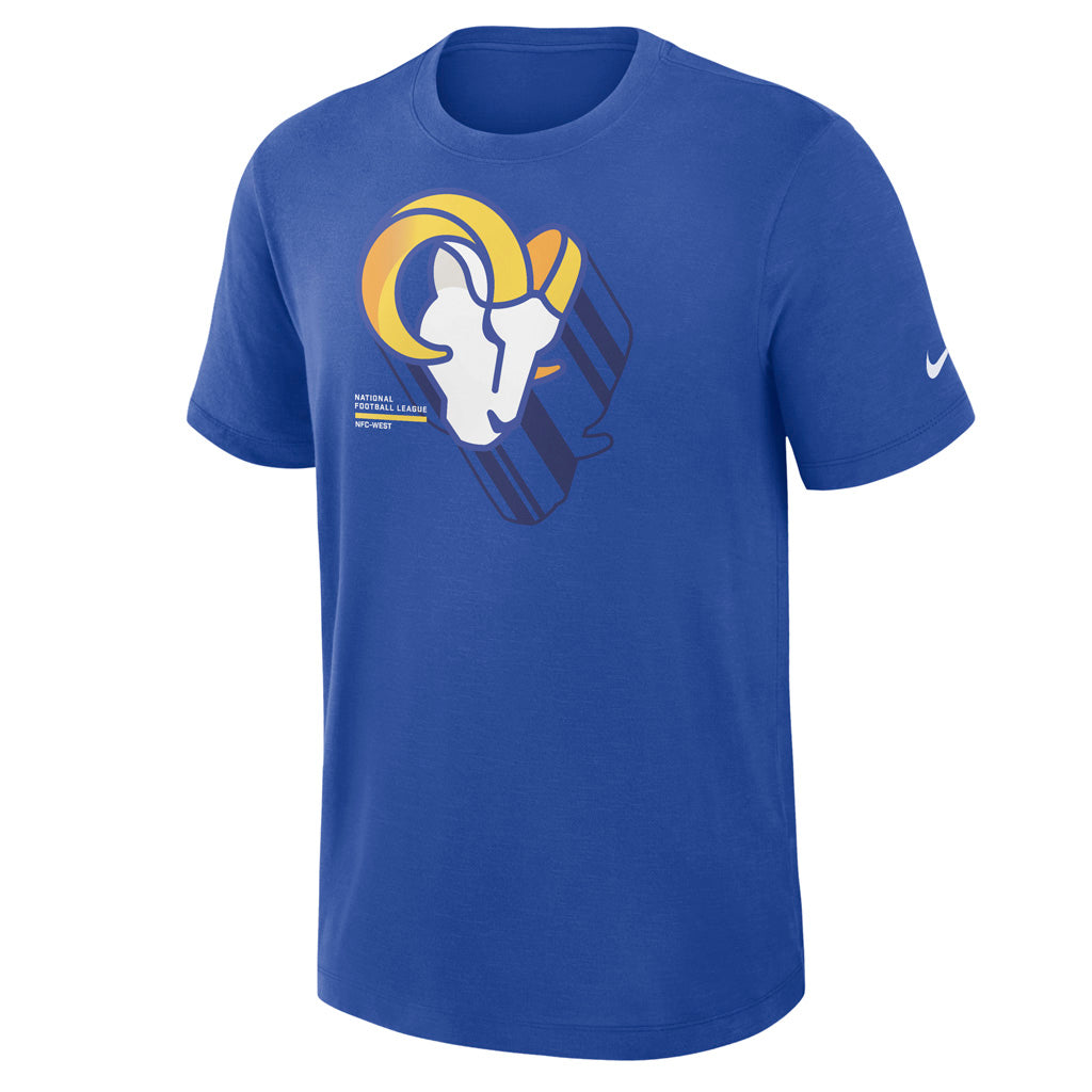 NFL Los Angeles Rams Nike Slub T-Shirt - Blue