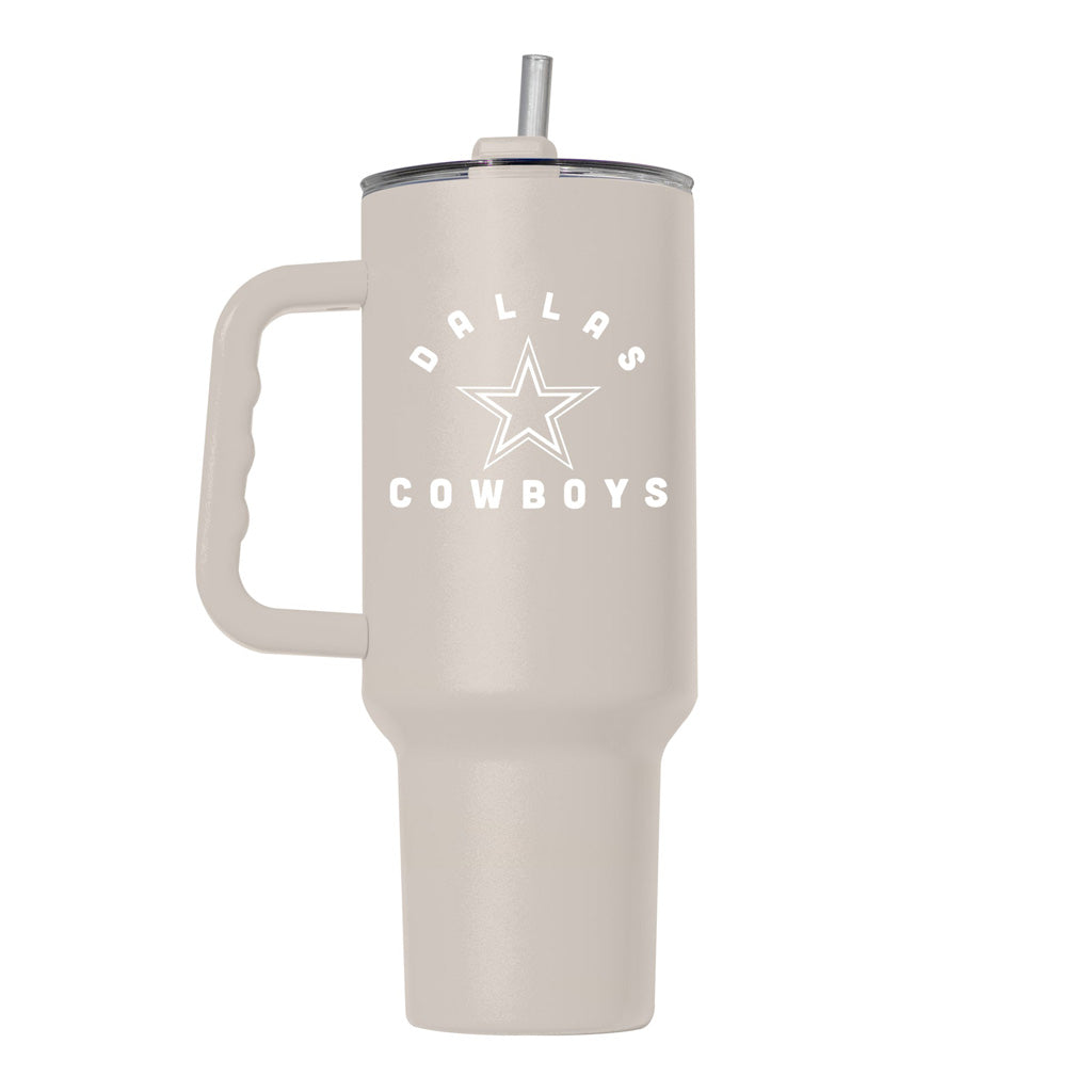 NFL Dallas Cowboys Logo Brands 40oz Sand Travel Tumbler
