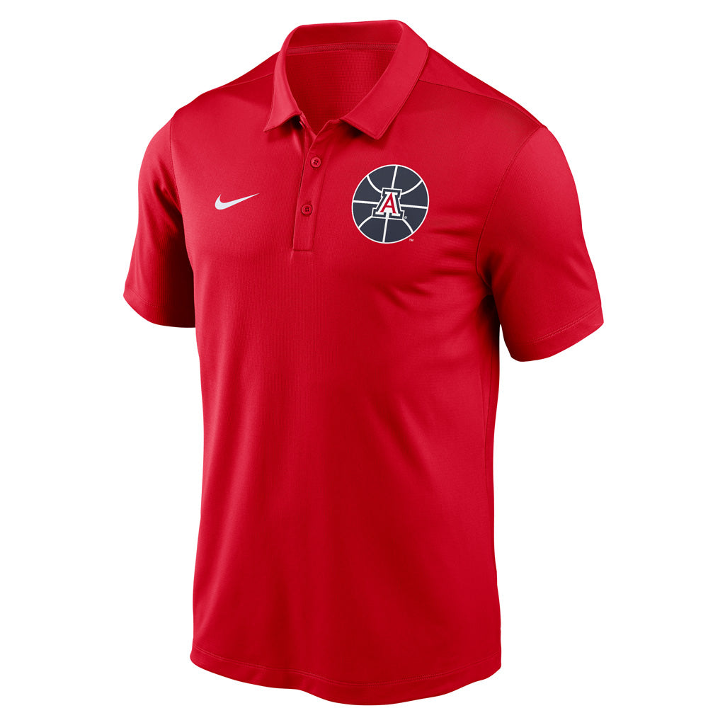 NCAA Arizona Wildcats Nike Franchise Basketball Icon Polo - Red