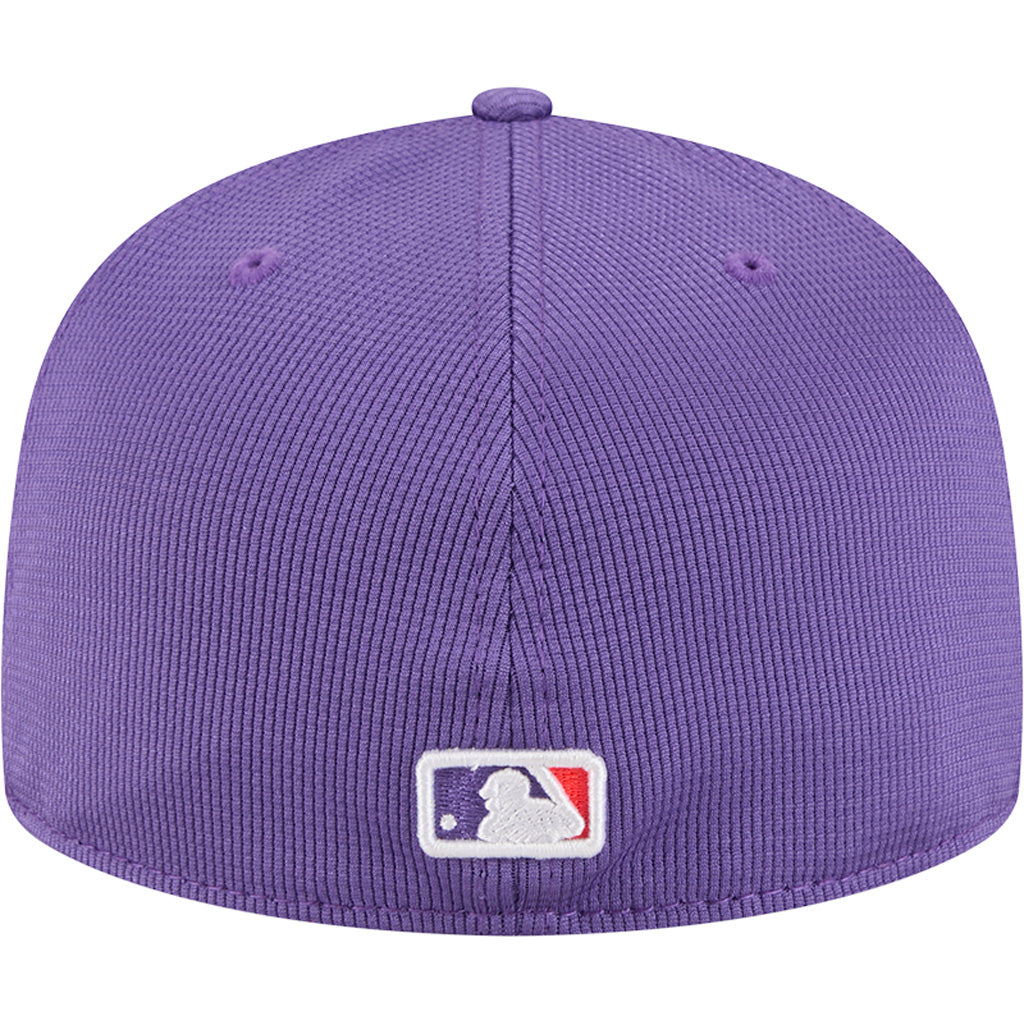 MLB Colorado Rockies New Era 2025 City Connect Batting Practice 59FIFTY Fitted Hat - Purple
