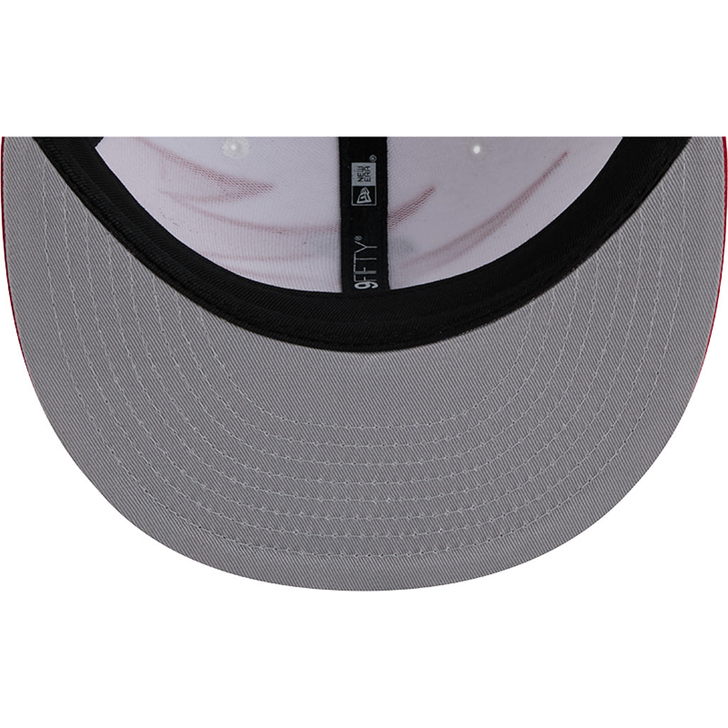 MLB Los Angeles Angels New Era Jagged 9FIFTY Snapback Hat - White