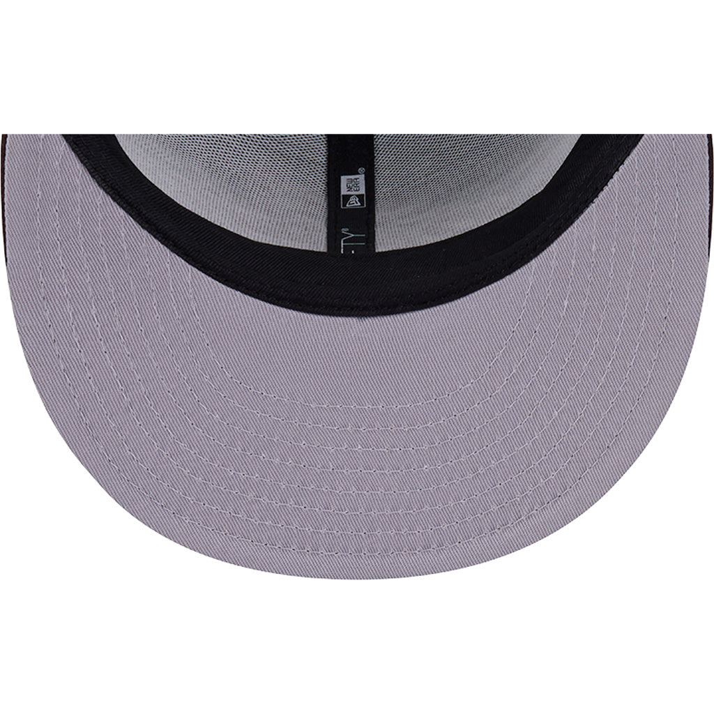 MLB San Diego Padres New Era Neon Trucker 9FIFTY Snapback Hat - Brown