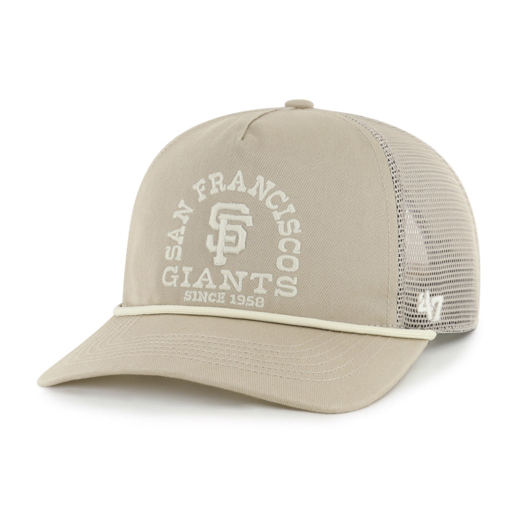 MLB San Francisco Giants '47 Ranchero Hitch Snapback Trucker Hat - Khaki