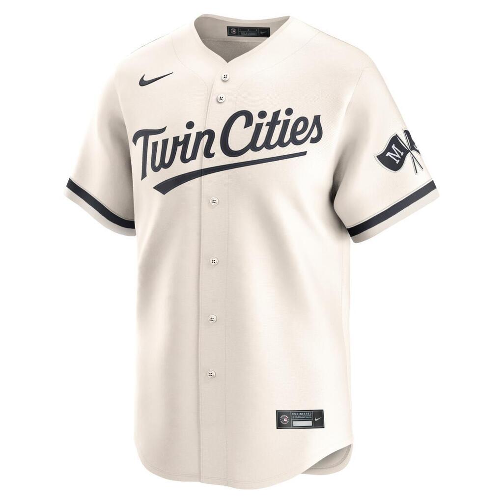MLB Minnesota Twins Nike Alternate Limited Jersey - Cream