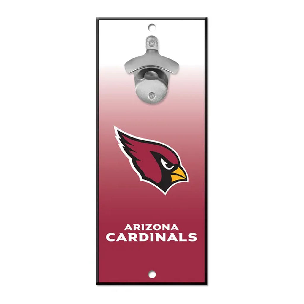 NFL Arizona Cardinals WinCraft 5x12 Bottle Opener Sign