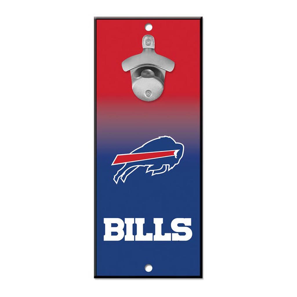 NFL Buffalo Bills WinCraft 5" x 12" Ombre Bottle Opener Sign - Blue