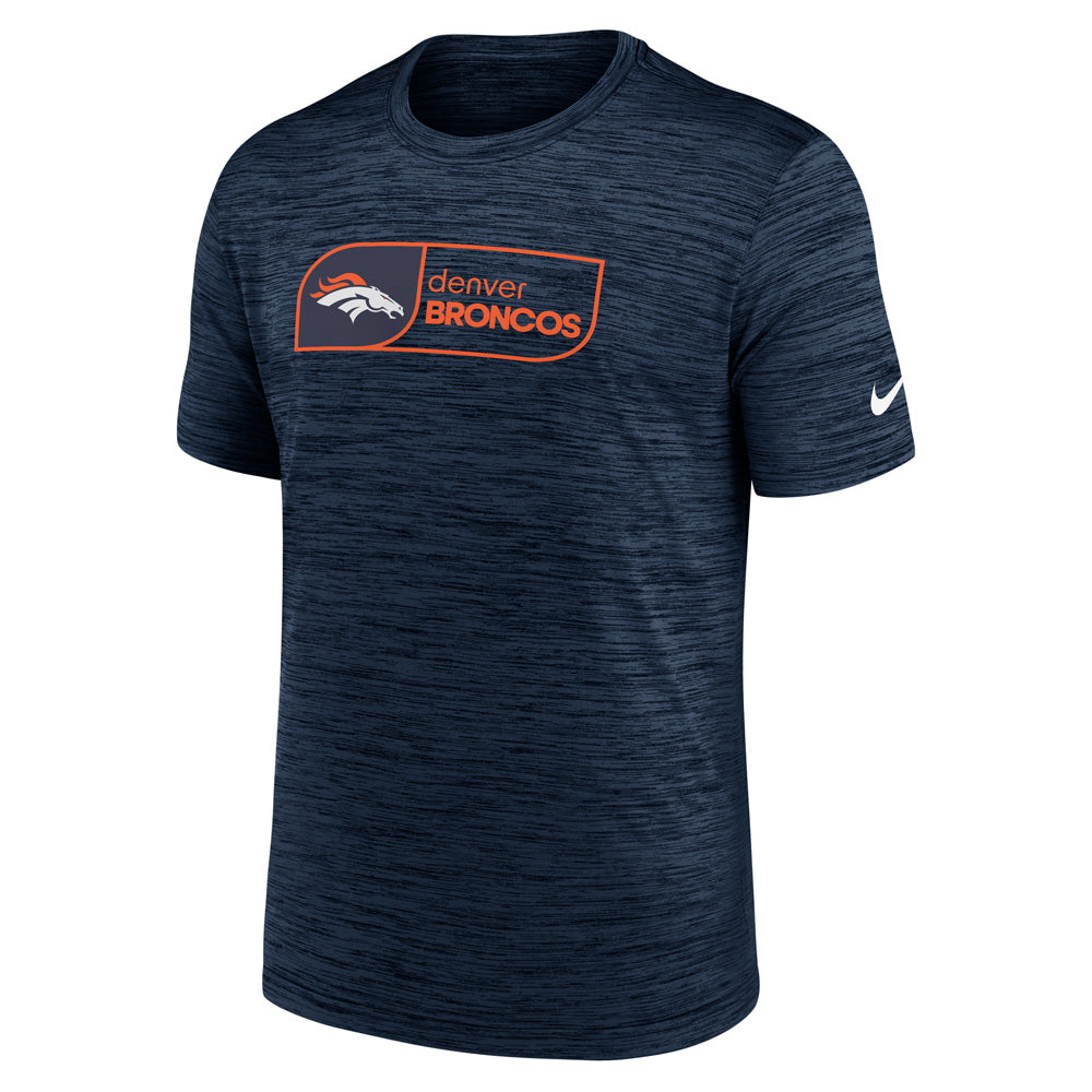 NFL Denver Broncos Nike Jock Tag Velocity T-Shirt - Navy