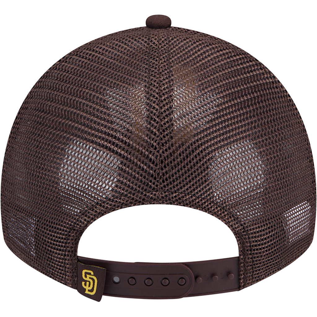 MLB San Diego Padres New Era Game Day 9TWENTY Snapback Trucker Hat - Brown