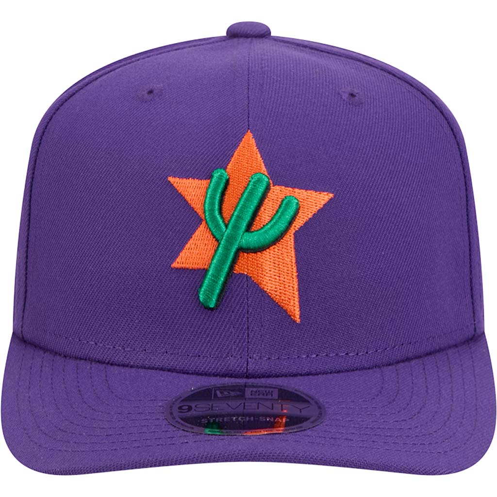NBA Phoenix Suns New Era 2024/25 City Edition 9SEVENTY Stretch Snapback Hat - Purple