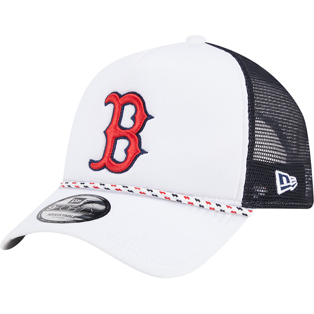 MLB Boston Red Sox New Era Court Sport 9FORTY A-Frame Adjustable Hat