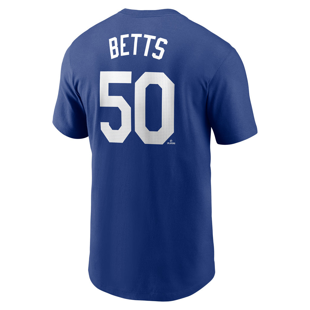 MLB Los Angeles Dodgers Mookie Betts Nike FUSE Alternate Name & Number T-Shirt - Blue