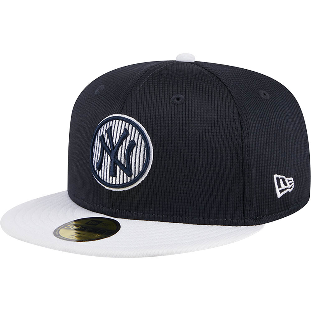 MLB New York Yankees New Era 2025 Batting Practice 59FIFTY Fitted Hat - Navy