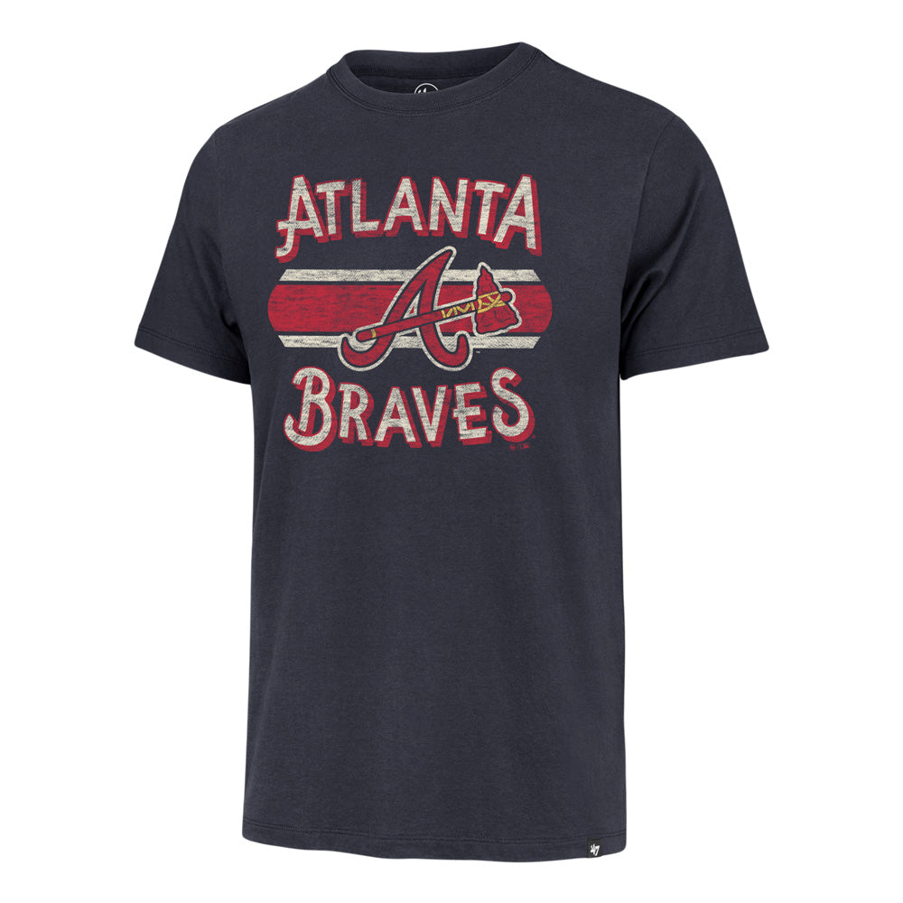 MLB Atlanta Braves '47 Renew Franklin T-Shirt - Navy