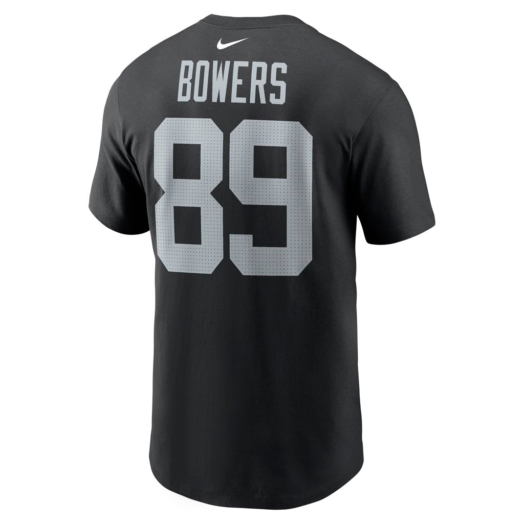 NFL Las Vegas Raiders Brock Bowers Nike Name & Number T-Shirt - Black
