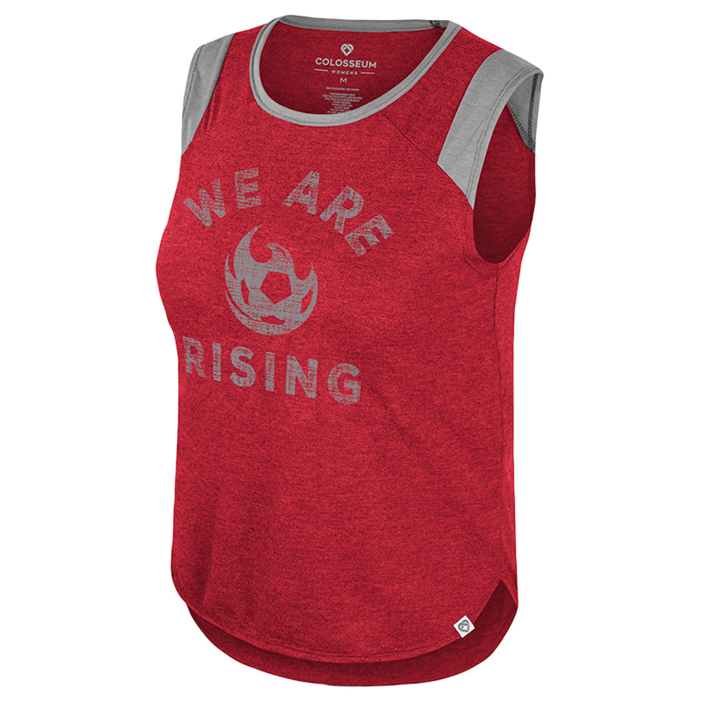Phoenix Rising Women's Colosseum Grateful Muscle Tank Top - Red