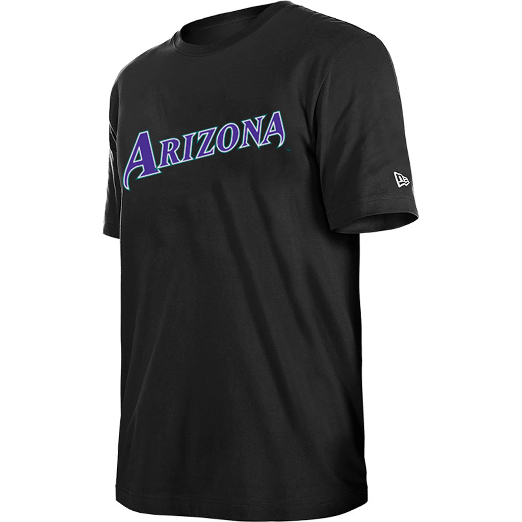 MLB Arizona Diamondbacks New Era '01 Wordmark World Series T-Shirt - Black