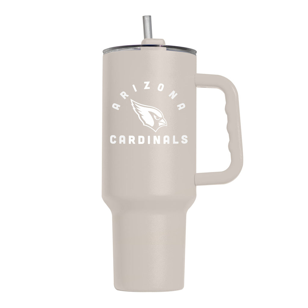 NFL Arizona Cardinals Logo Brands 40oz Sand Travel Tumbler