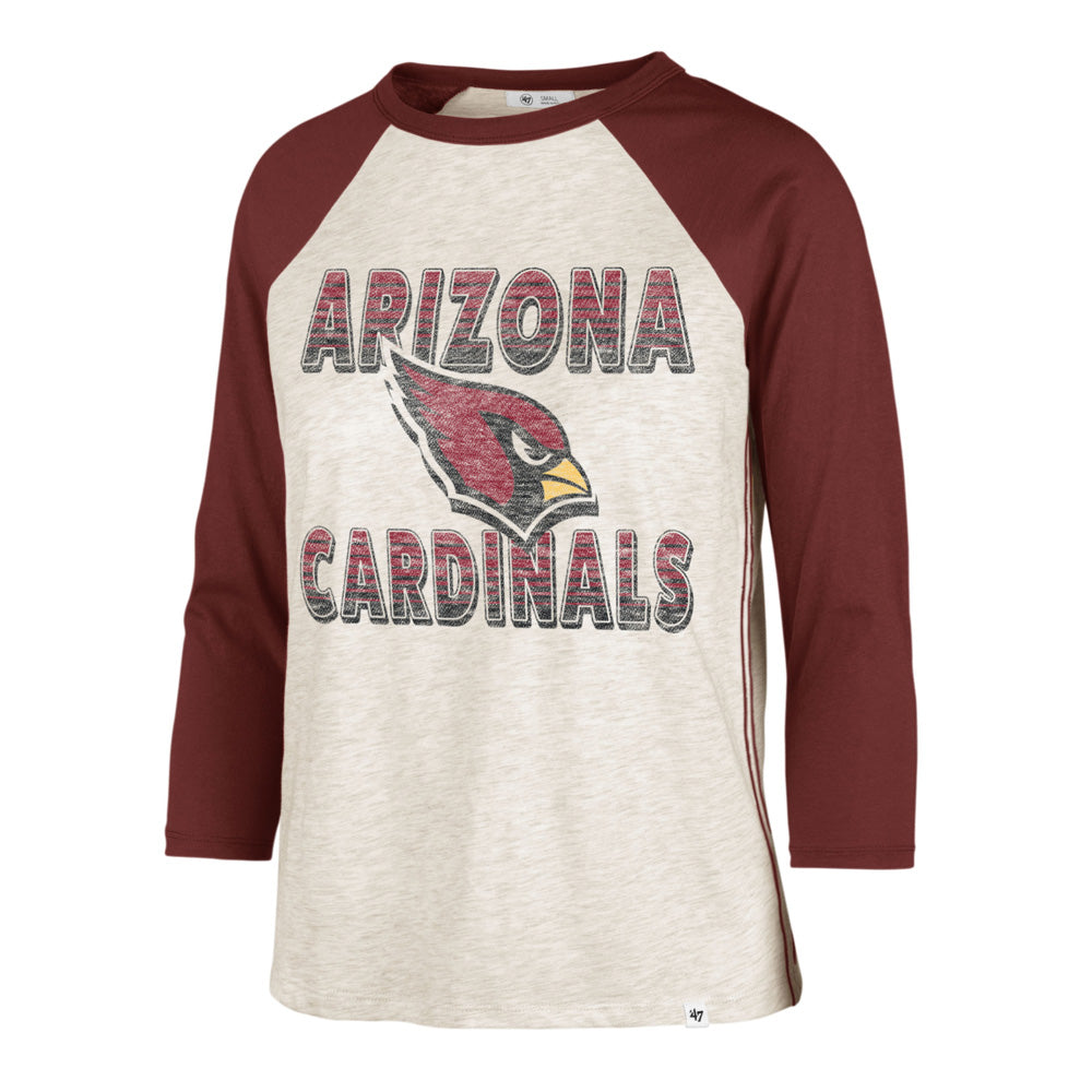 NFL Arizona Cardinals Women&#39;s &#39;47 Good Vibes Ava Raglan Tee