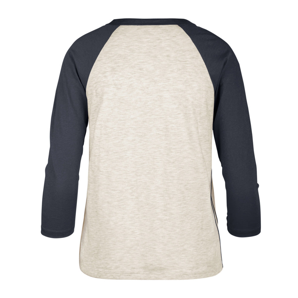 NFL Seattle Seahawks Women&#39;s &#39;47 Good Vibes Ava Raglan T-Shirt - Cream
