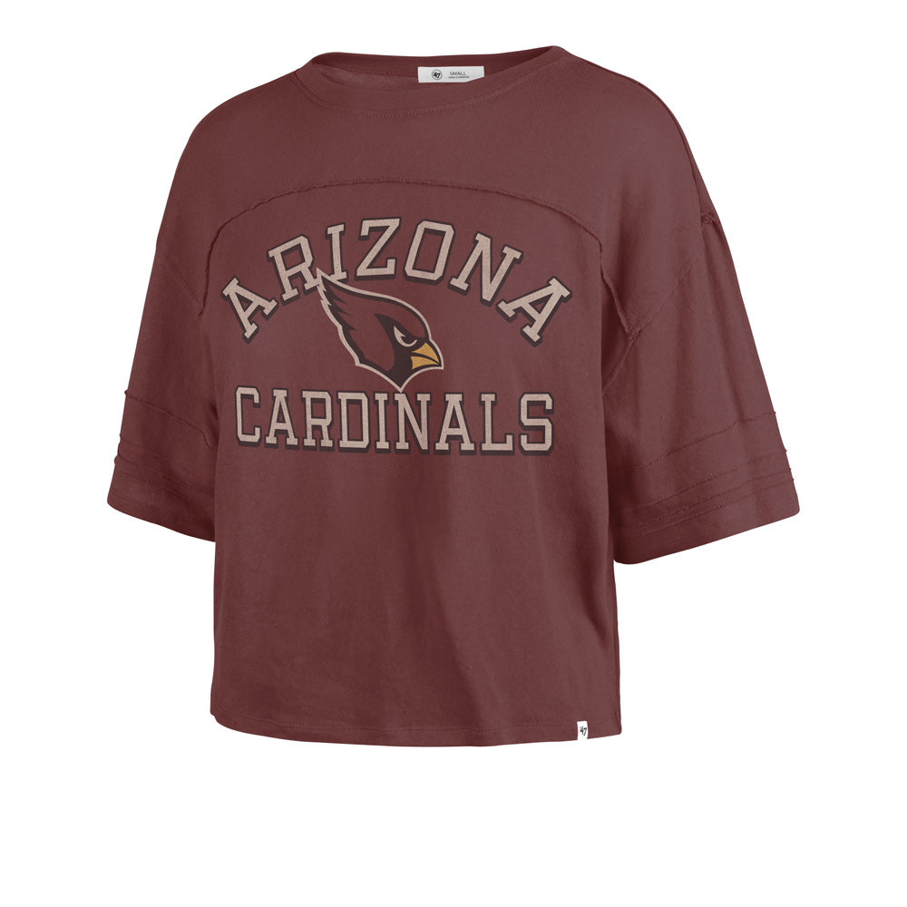 NFL Arizona Cardinals Women&#39;s &#39;47 Half Moon Stevie Crop Top