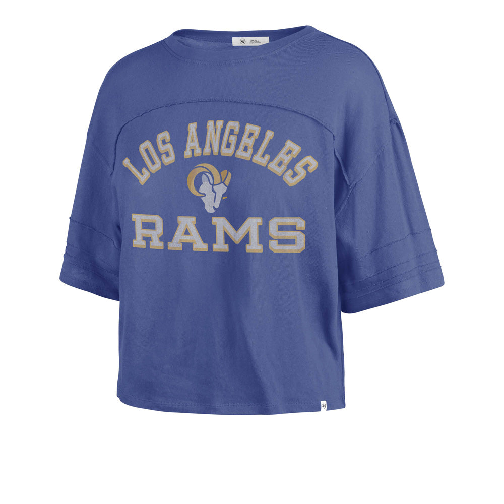 NFL Los Angeles Rams Women&#39;s &#39;47 Half Moon Stevie Crop Top