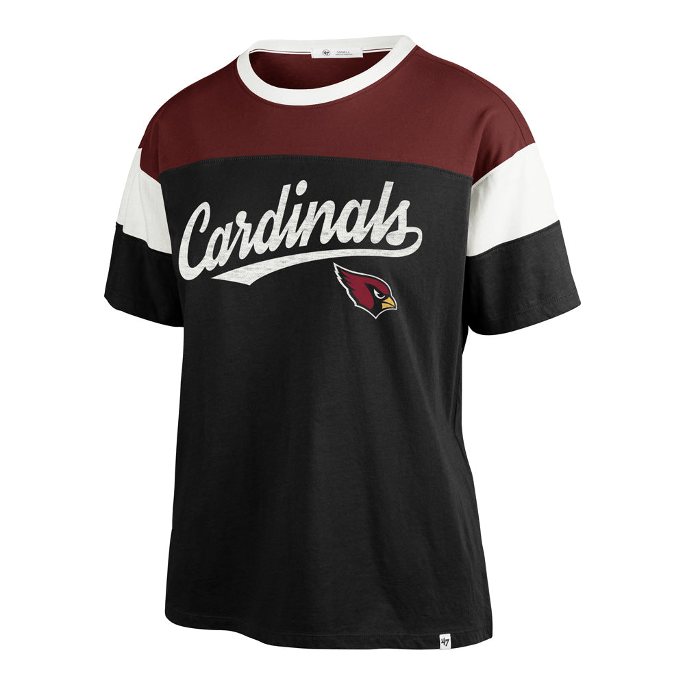 NFL Arizona Cardinals Women's '47 Breezy Time Off T-Shirt - Black
