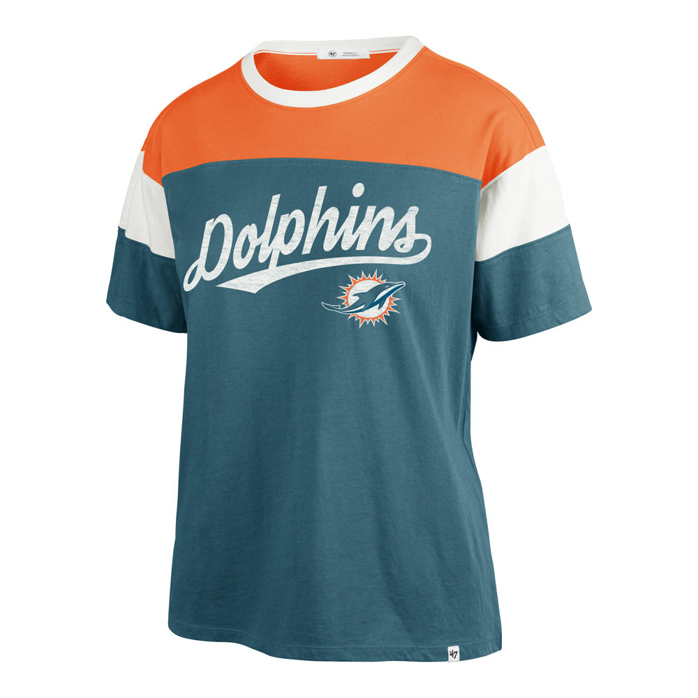 NFL Miami Dolphins Women's '47 Breezy Time Off Tee
