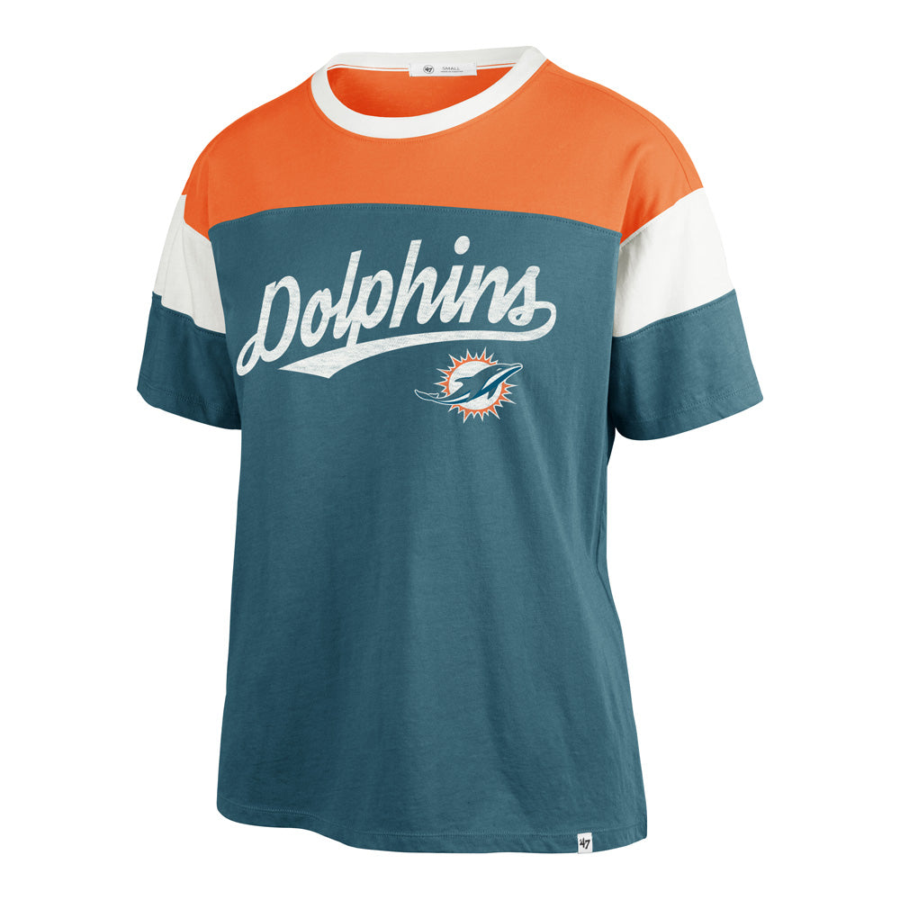NFL Miami Dolphins Women&#39;s &#39;47 Breezy Time Off Tee