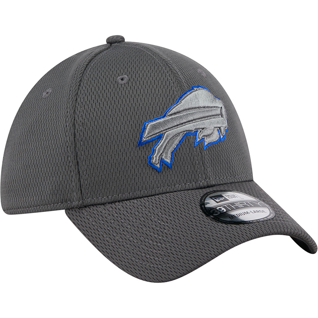NFL Buffalo Bills New Era Tonal Graphite 39THIRTY Flex Fit Hat - Graphite